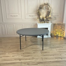 Круглый стол на 8-9 человек <br /><span style=text-transform:none;><small> с или без скатерти, 150 см </small></span> Круглый стол на 8-9 человек <br /><span style=text-transform:none;><small> с или без скатерти, 150 см </small></span>