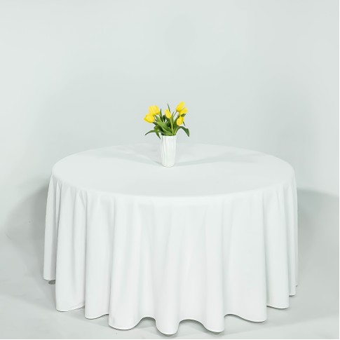 Apaļš saliekamais galds 9 personām | ar vai bez galdauta, 150 cm | noma