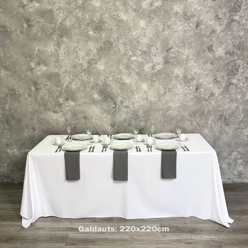 Saliekams galds 6 personām | ar vai bez galdauta, 180 cm | noma