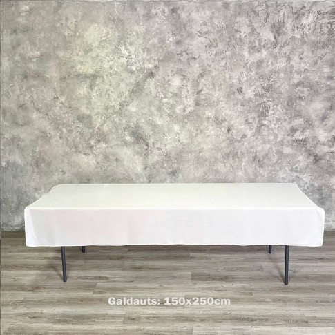 Saliekams taisnstūra galds 8 personām | ar vai bez galdauta, 240 cm | noma