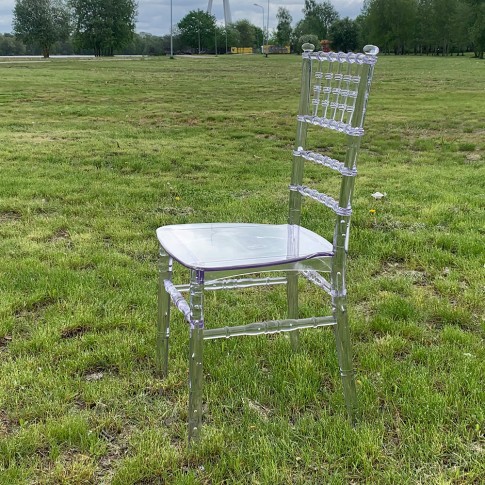 Caurspīdīgs Chiavari krēsls | noma Caurspīdīgs Chiavari krēsls | noma