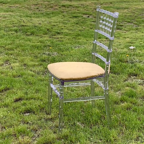 Caurspīdīgs Chiavari krēsls | noma Caurspīdīgs Chiavari krēsls | noma