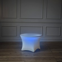 Маленький стол с панелью (RGB LED, аккумулятор) <br /><span style=text-transform:none;><small> со скатертью или без, 70 см</small></span> Маленький стол с панелью (RGB LED, аккумулятор) <br /><span style=text-transform:none;><small> со скатертью или без, 70 см</small></span>