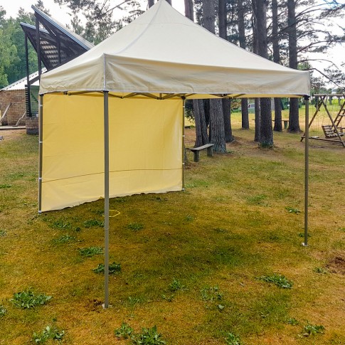 Telts - nojume | krēmkrāsas, 3×3 m Telts - nojume | krēmkrāsas, 3×3 m
