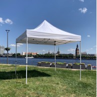 Telts - nojume <br /><span style=text-transform:none;><small> balta, 3×3 m</small></span>