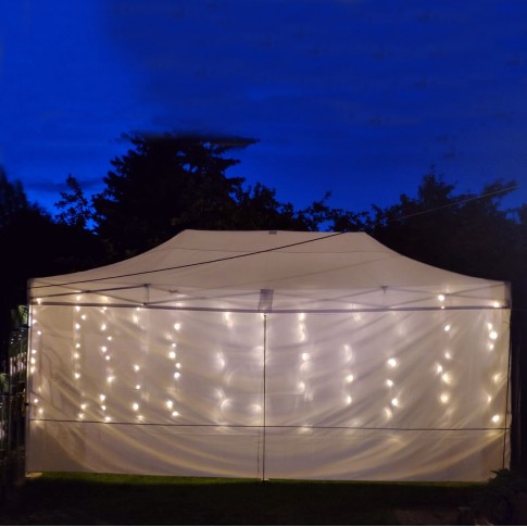 Палатка - навес (со стенами)| белая, 3×6 м | arenda