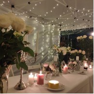 Telts - nojume (ar sienām) <br /><span style=text-transform:none;><small> balta, 3×6 m</small></span>